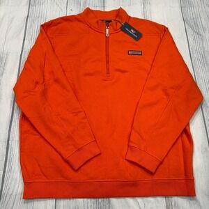 NWT Vineyard Vines Collegiate Shep Shirt Sweatshirt Sweater 2XL Zip Pullover Men